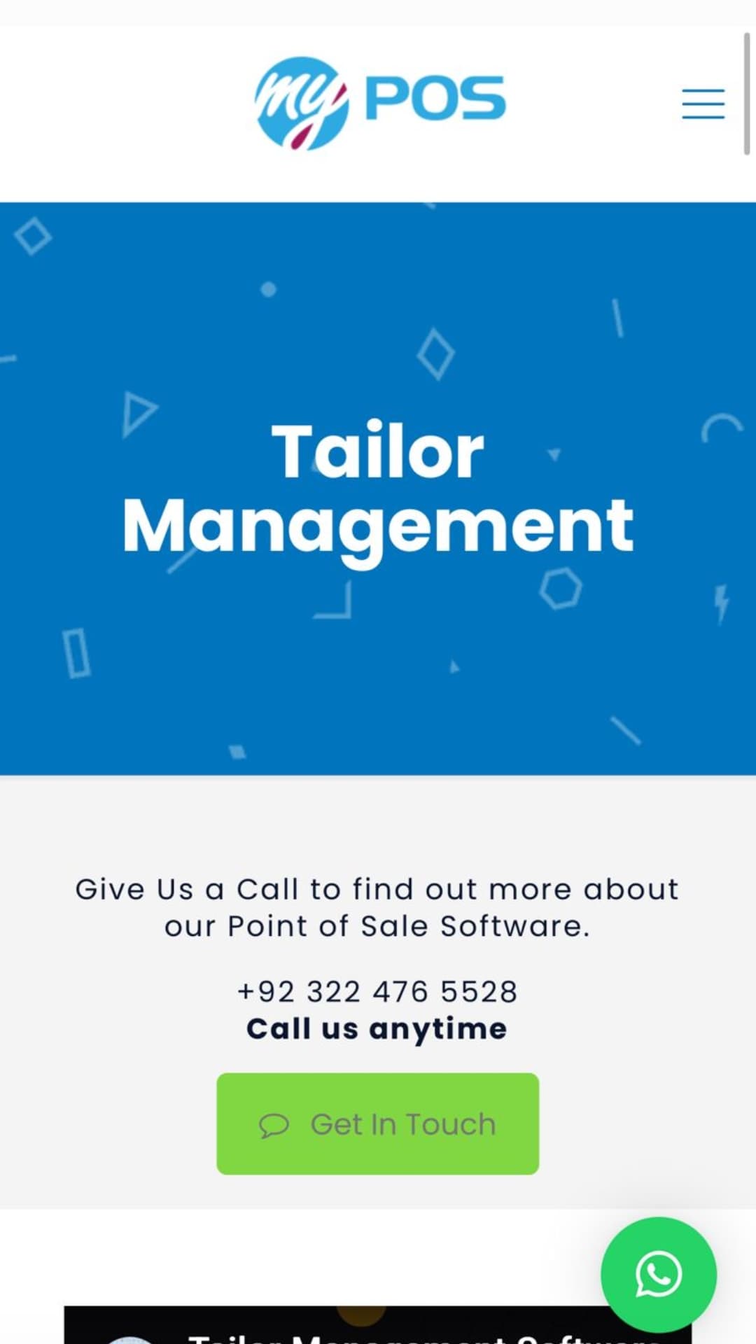 Tailor Management System mobile interface